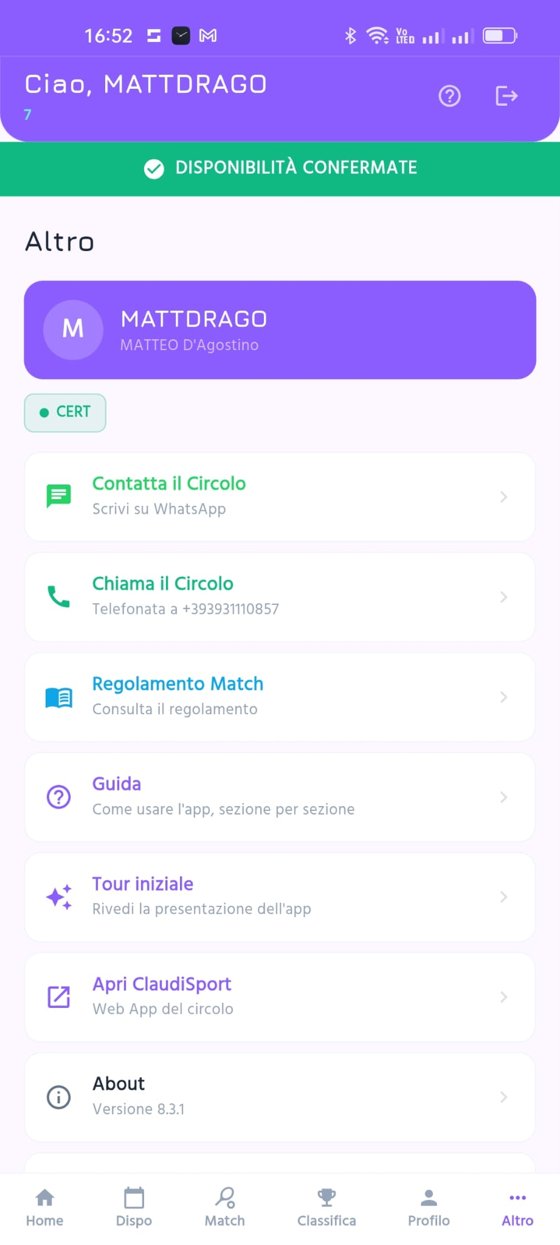 App mobile Claudimatch